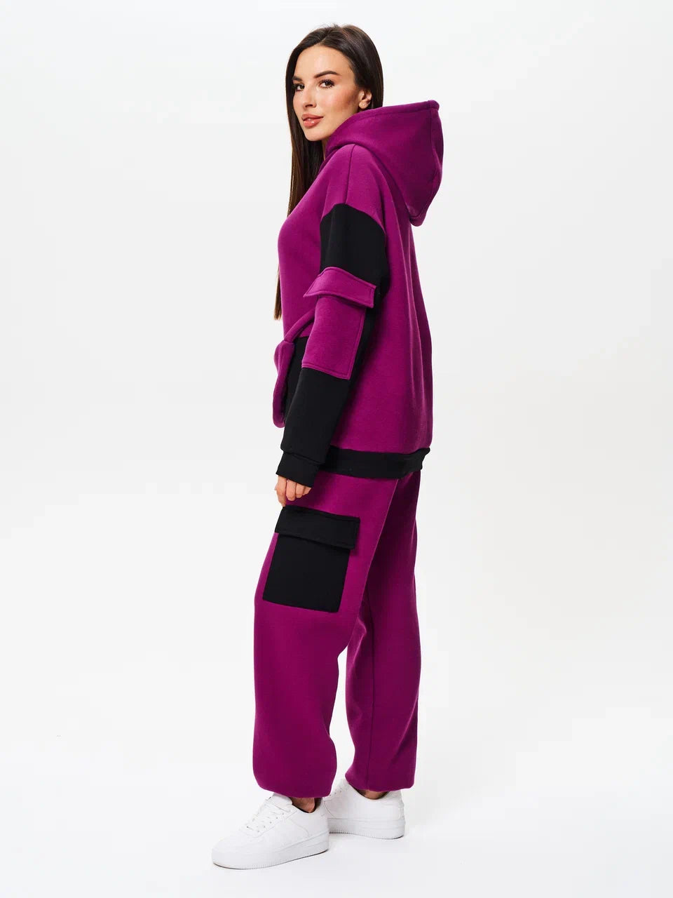 Fleece Lined Suit with Integrated Pouch
