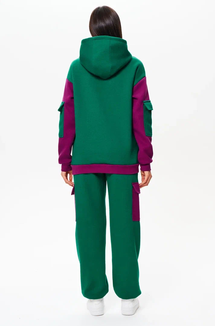 Fleece Lined Suit with Integrated Pouch