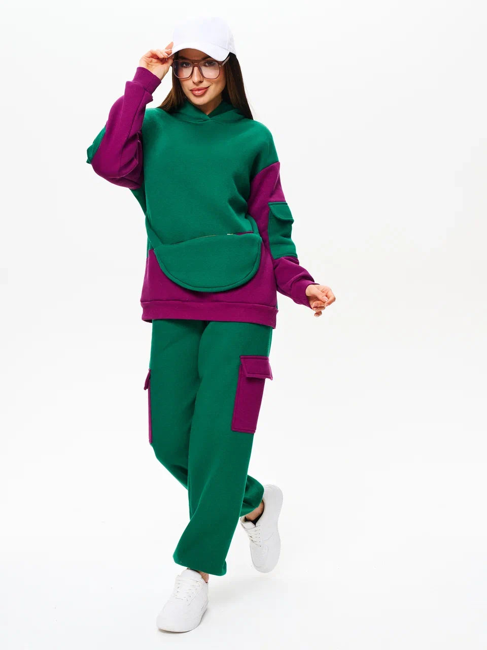 Fleece Lined Suit with Integrated Pouch