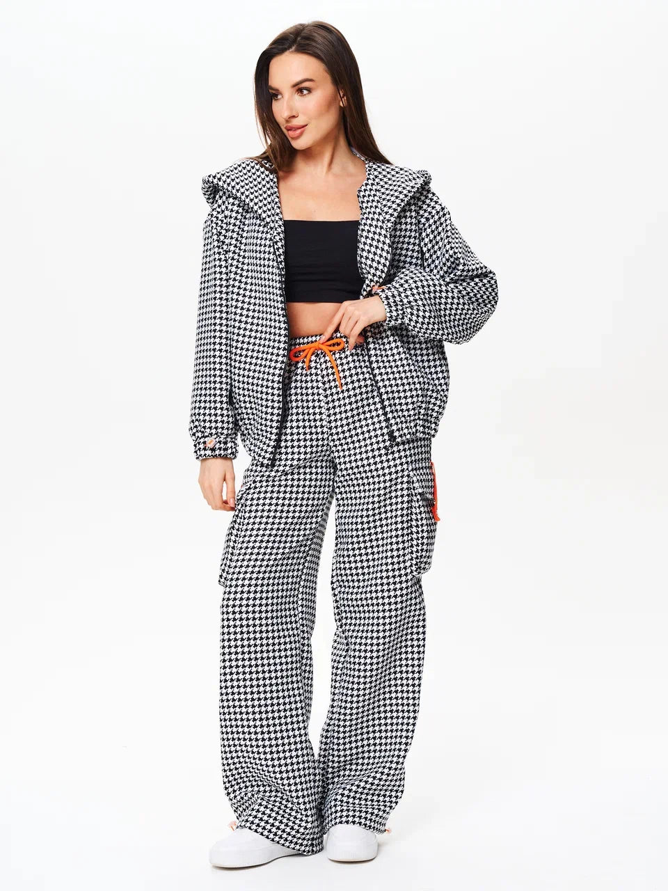 Jacket & Pants Set with Hood